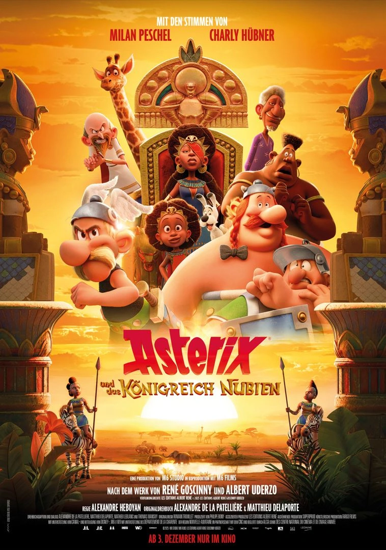 Filmplakat: Asterix und das Königreich Nubien